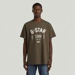 G-STAR® 89 Back Graphic Loose T-Shirt Brown