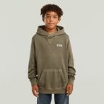G-STAR® Boys Premium Core Hooded Sweater Grey