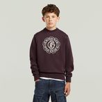 G-STAR® Boys ALD Crew Sweater Brown
