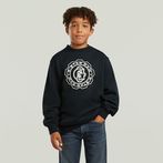 G-STAR® Boys ALD Crew Sweater Dark blue