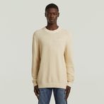 G-STAR® Honey Comb Structure Knit White