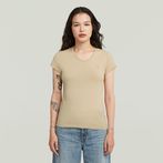 G-STAR® Eyben Slim V T-Shirt 2.0 Beige