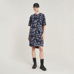 G-STAR® Sprayed Letters Loose Dress Multi color