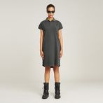 G-STAR® Seam Detail Polo Dress Black