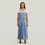 G-STAR® Skater Maxi Dungaree Dress Medium blue