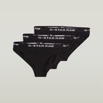 G-STAR® Bikini Slip  Set Van 3 Zwart