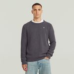 G-STAR® Prenda teñida de punto con estructura Azul oscuro