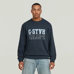 G-STAR® Logo Sweater Dark blue