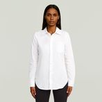 G-STAR® Slim Poplin Long Sleeve Shirt White
