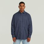 G-STAR® Panelled Pocket Regular Shirt Dark blue