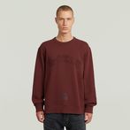 G-STAR® Applique Sweater Red