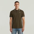 G-STAR® Dunda Slim Stripe Polo Brown
