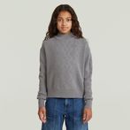 G-STAR® Girls Modern Cableknit Cardigan Grey