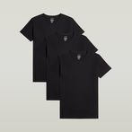 G-STAR® T-Shirt Crew 3-Pack Black