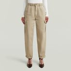 G-STAR® Pantalones chinos Pleated Tapered Cargo Beige