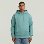 G-STAR® Premium Core Hoodie Sweater Mittelblau