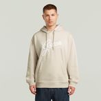 G-STAR® Chenille Relaxed Hoodie Sweater White