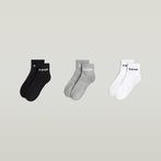 G-STAR® Short Logo Socks 3-Pack Multi color