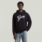 G-STAR® Chenille Relaxed Hoodie Sweater Black