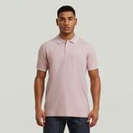 G-STAR® Dunda Slim Stripe Polo Pink