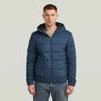 G-STAR® Meefic Quilted Hooded Jacket Medium blue