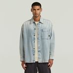 G-STAR® Surchemise Boxy Fit Bleu clair