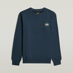 G-STAR® Logo Sweatshirt Dunkelblau