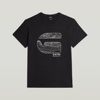 G-STAR® Logo Map T-Shirt Black
