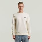 G-STAR® Logo Sweater Beige