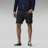 G-Star RAW® 3301 Low Tapered Shorts Dark blue front flat