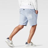 G-Star RAW® Splatter Sweat Shorts Bleu clair model back