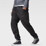 G-Star RAW® Rovic Belt Loose Pants Black model front