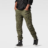 G-Star RAW® Rovic Zip Art 3D Tapered Pants Verde model