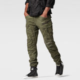 G-STAR® Rovic Zip Art 3D Tapered Pants Green model