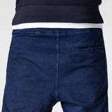 G-STAR® Indigo Sweat Pants Dark blue model back zoom