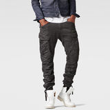 G-Star RAW® Rovic Zip 3D Tapered Pants Grey front flat