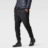 G-Star RAW® Bronson Wool Tapered Chino Black model front