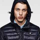 G-Star RAW® Meefic Hooded Jacket Donkerblauw flat front