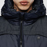 G-Star RAW® Whistler Hooded Bomber Azul oscuro flat front