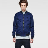 G-Star RAW® Shattor Bomber Azul oscuro model front