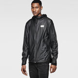 G-Star RAW® Nubes Hooded Lightweight Rain Jacket Negro model side