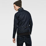 G-STAR® Arc Chopper 3D Slim Jacket Dark blue model back