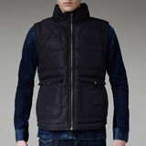 G-STAR® HUNTER VEST Dark blue model front