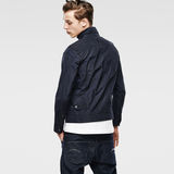 G-Star RAW® Arc Zip 3D Slim Jacket Azul oscuro model back