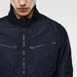 G-Star RAW® Arc Zip 3D Slim Jacket Azul oscuro flat front