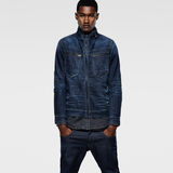 G-Star RAW® Arc Zip 3D Slim Jacket Donkerblauw model front