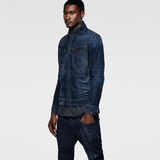 G-Star RAW® Arc Zip 3D Slim Jacket Bleu foncé model side