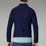 G-Star RAW® Arc Raw Essentials Jacket Bleu foncé model side