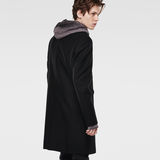G-Star RAW® Midnight Wool Coat Black model back