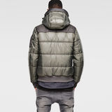 G-STAR® Whistler Hooded Bomber Grey model back